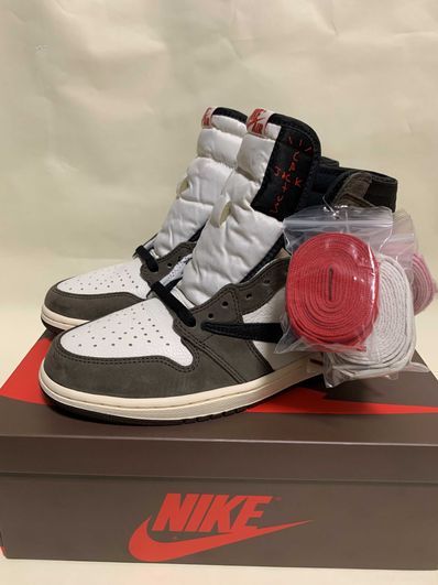 Travis Scott × Nike Air Jordan 1 Retro High OG TS SP "Sail/Dark Mocha"