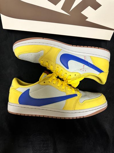 Travis Scott × Nike Women's Air Jordan 1 Retro Low OG "Canary"