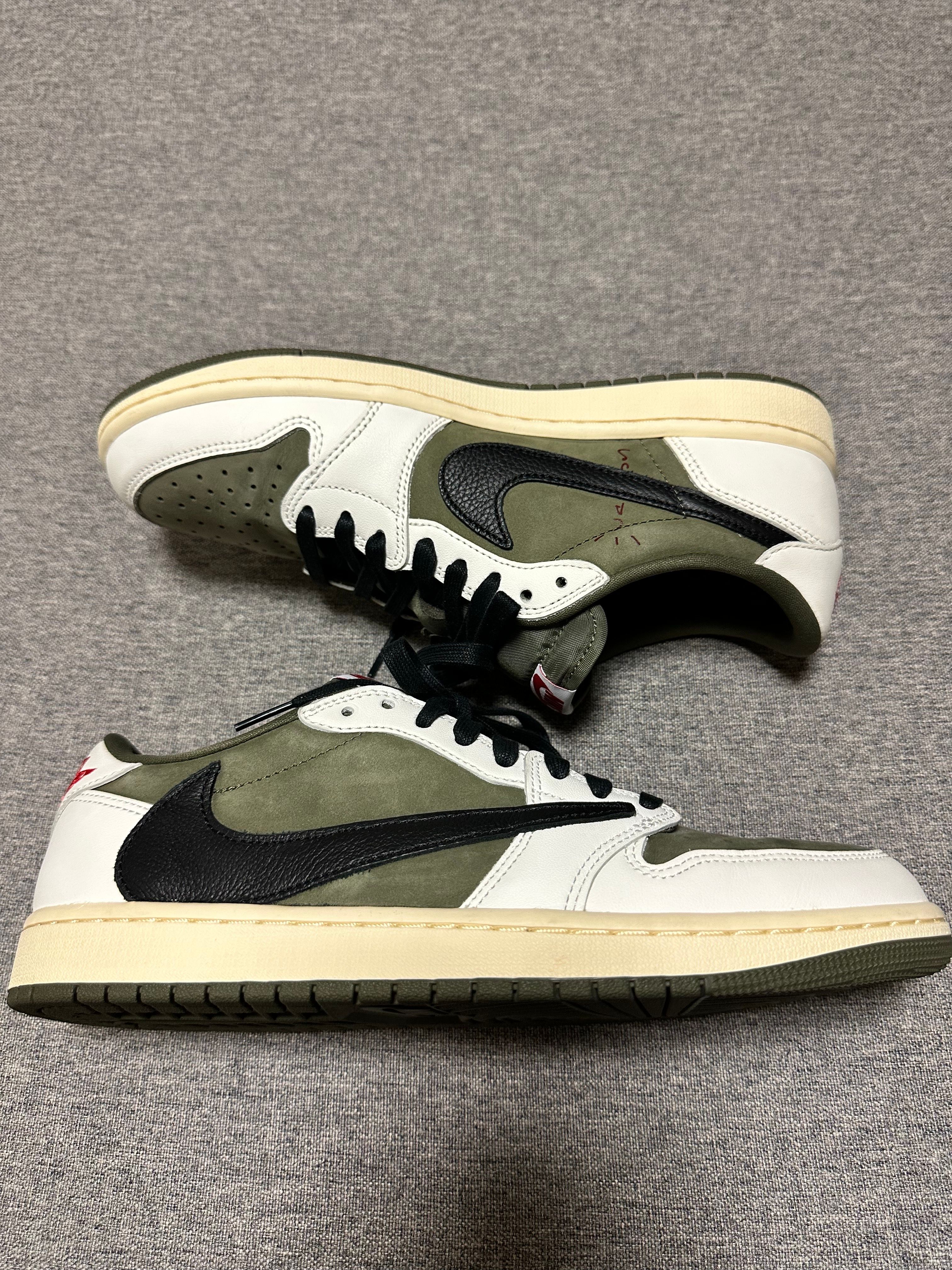 Travis Scott × Nike Air Jordan 1 Low OG SP "Reverse Olive"