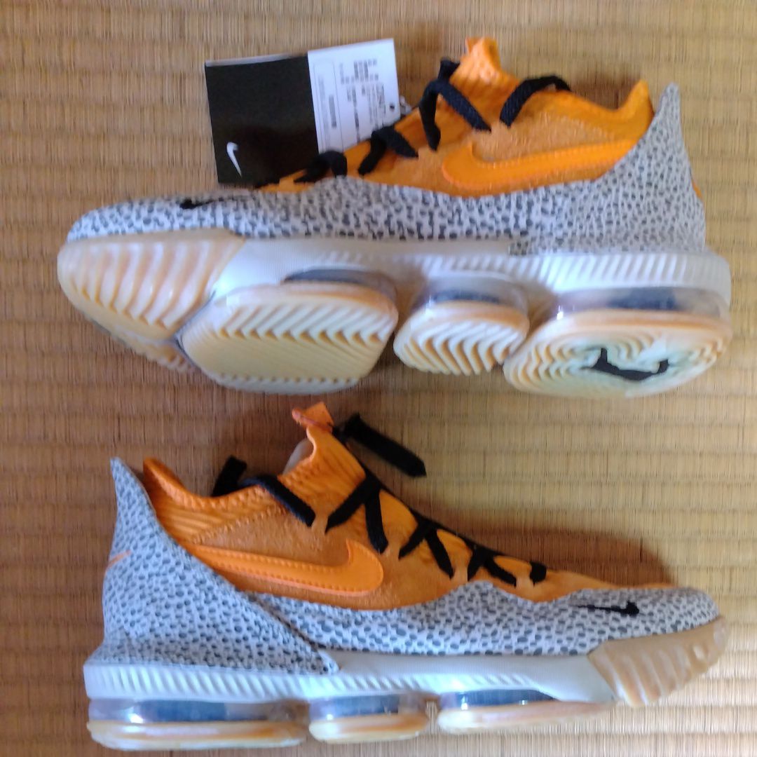 atmos × Nike LeBron 16 Low "Safari" (CD9471-800/CI3358-800)