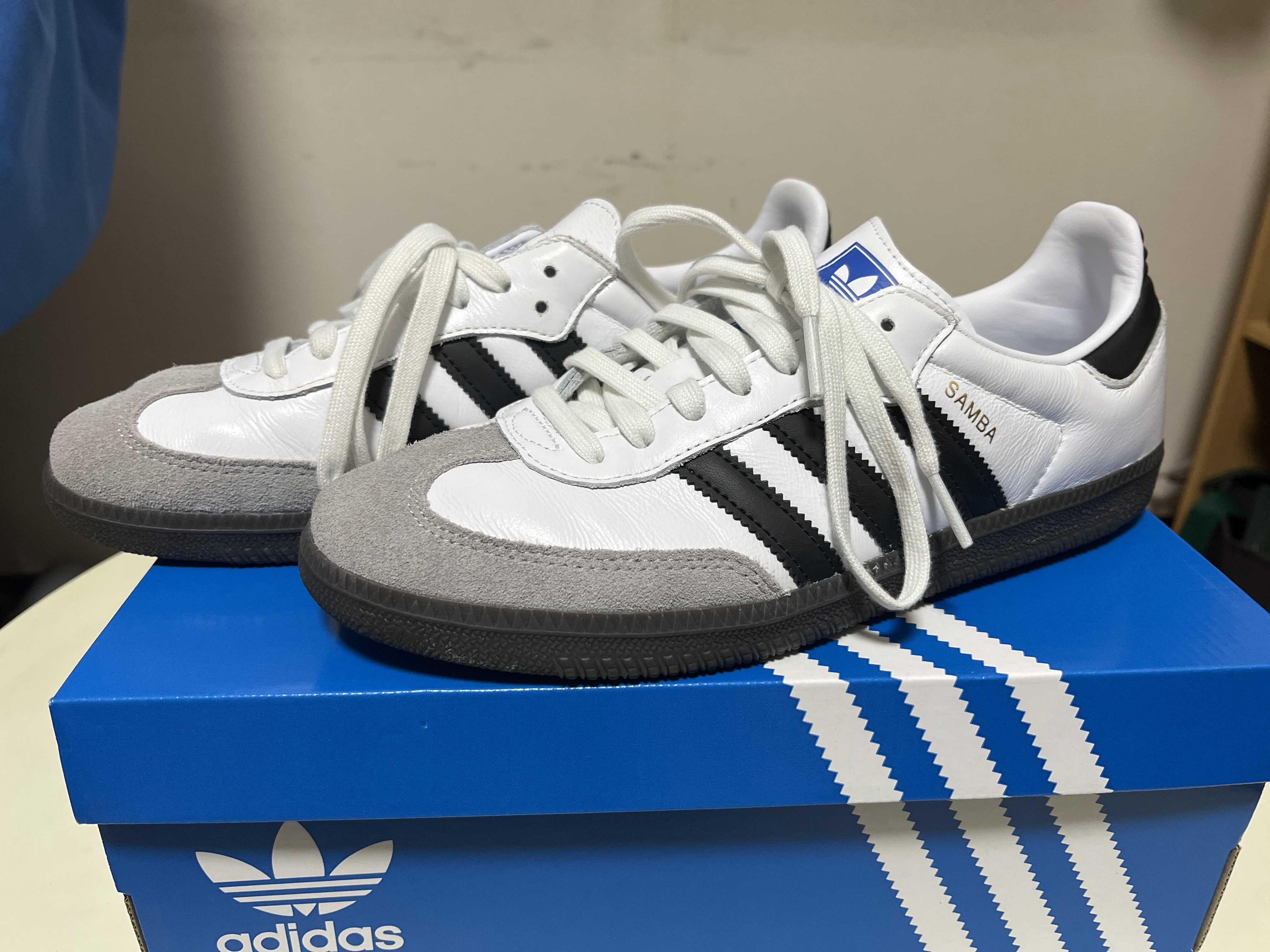 adidas Samba OG "Cloud White/Core Black/Clear Granite"