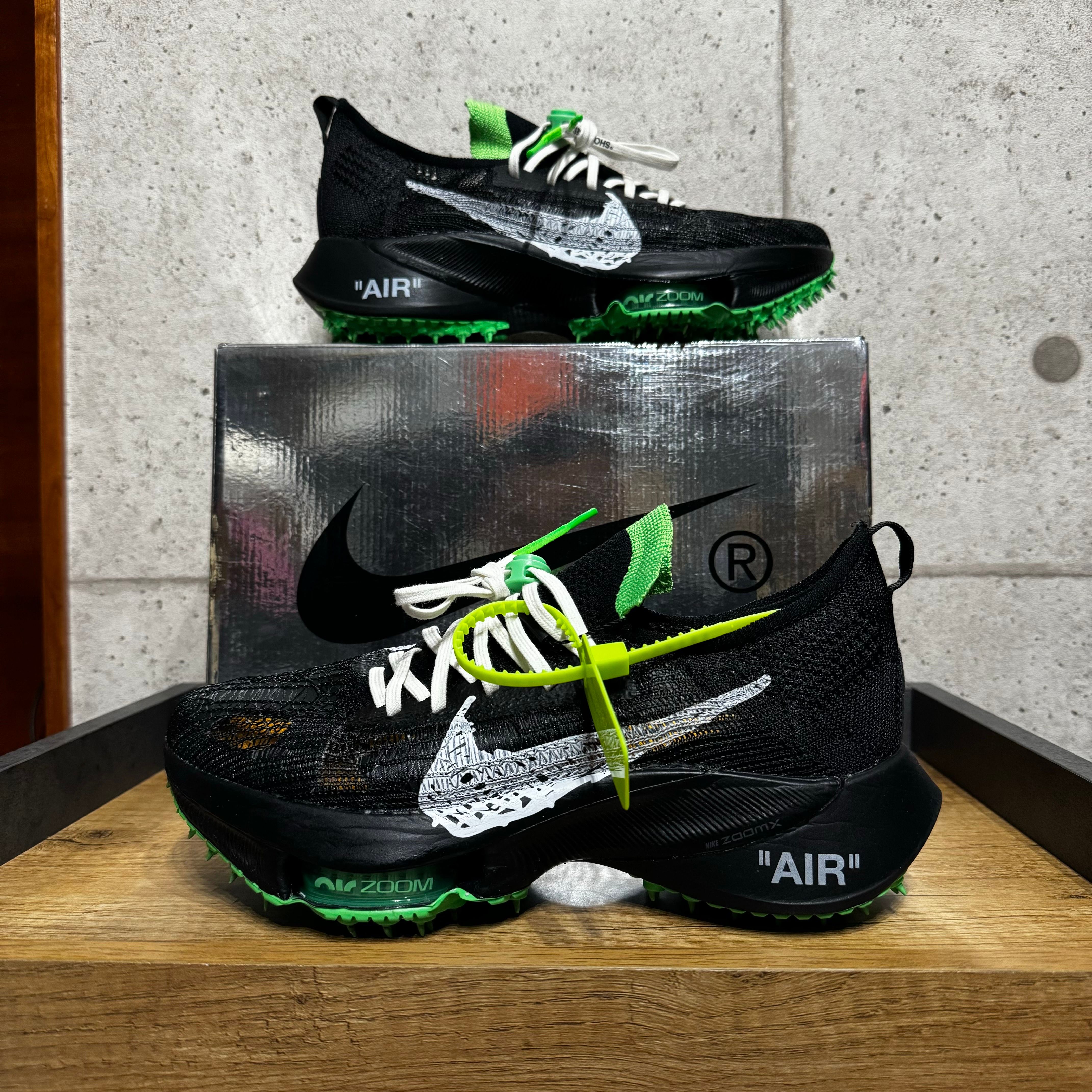 Off-White × Nike Air Zoom Tempo Next% Flyknit "Black"