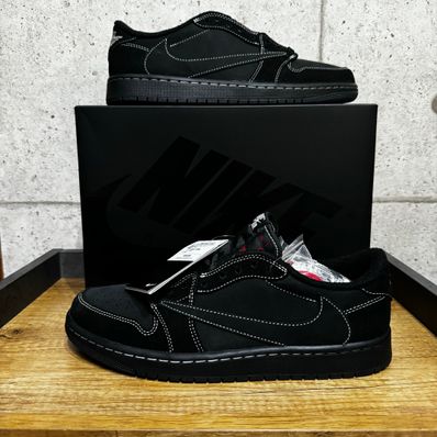 Travis Scott × Nike Air Jordan 1 Low OG SP "Black Phantom"
