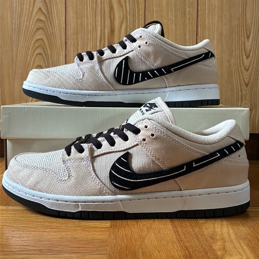 Albino & Preto × Nike SB Dunk Low Pro QS "Pearl White"