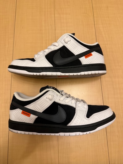 TIGHTBOOTH × Nike SB Dunk Low Pro QS "Black and White"