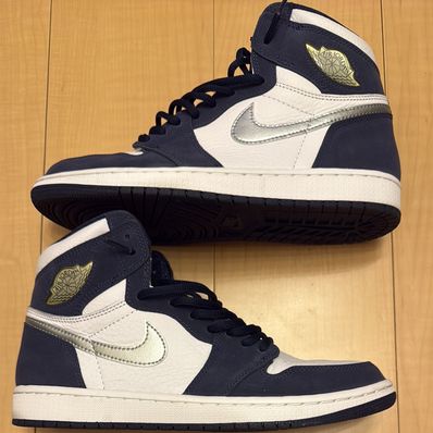 Nike Air Jordan 1 High OG CO.JP "White/Midnight Navy" (2020)(ブリーフケースなし)