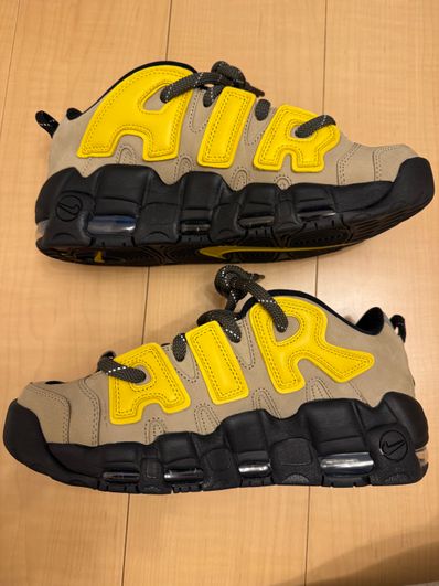 AMBUSH × Nike Air More Uptempo Low "Vivid Sulfur and Limestone"