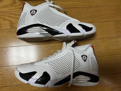 Supreme × Nike Air Jordan 14 Retro "White/University Red"