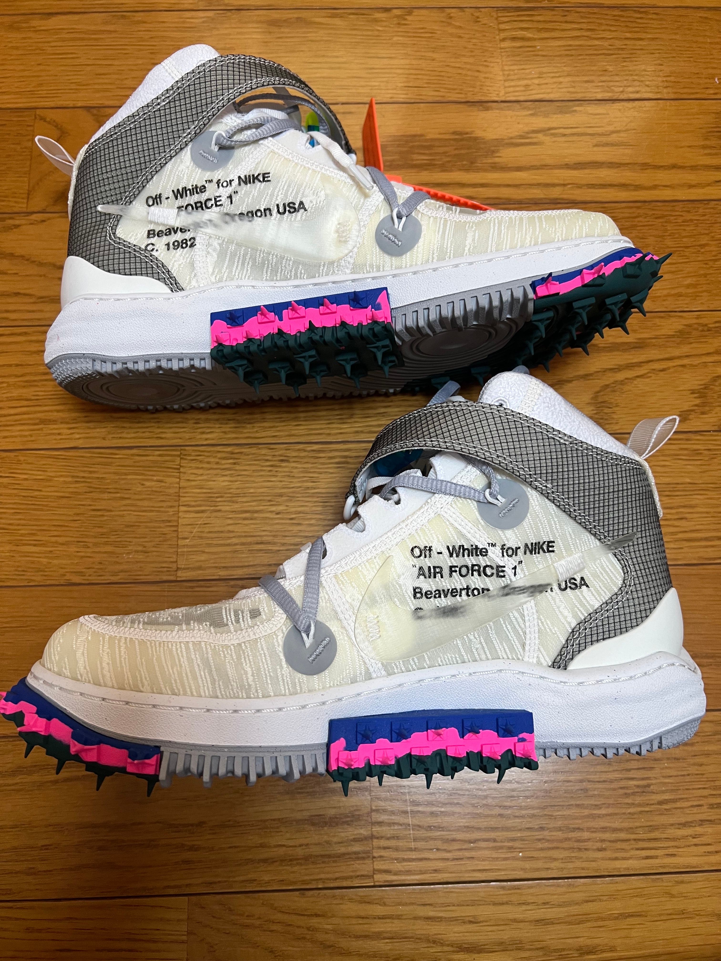 Off-White × Nike Air Force 1 Mid "White"