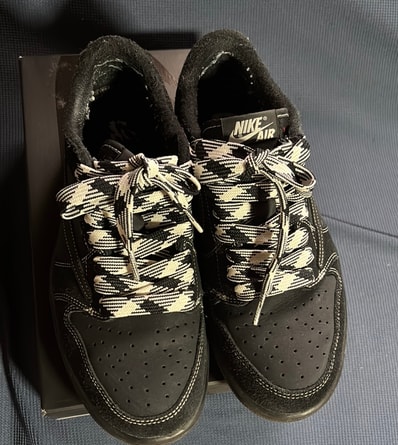 Travis Scott × Nike Air Jordan 1 Low OG SP "Black Phantom"