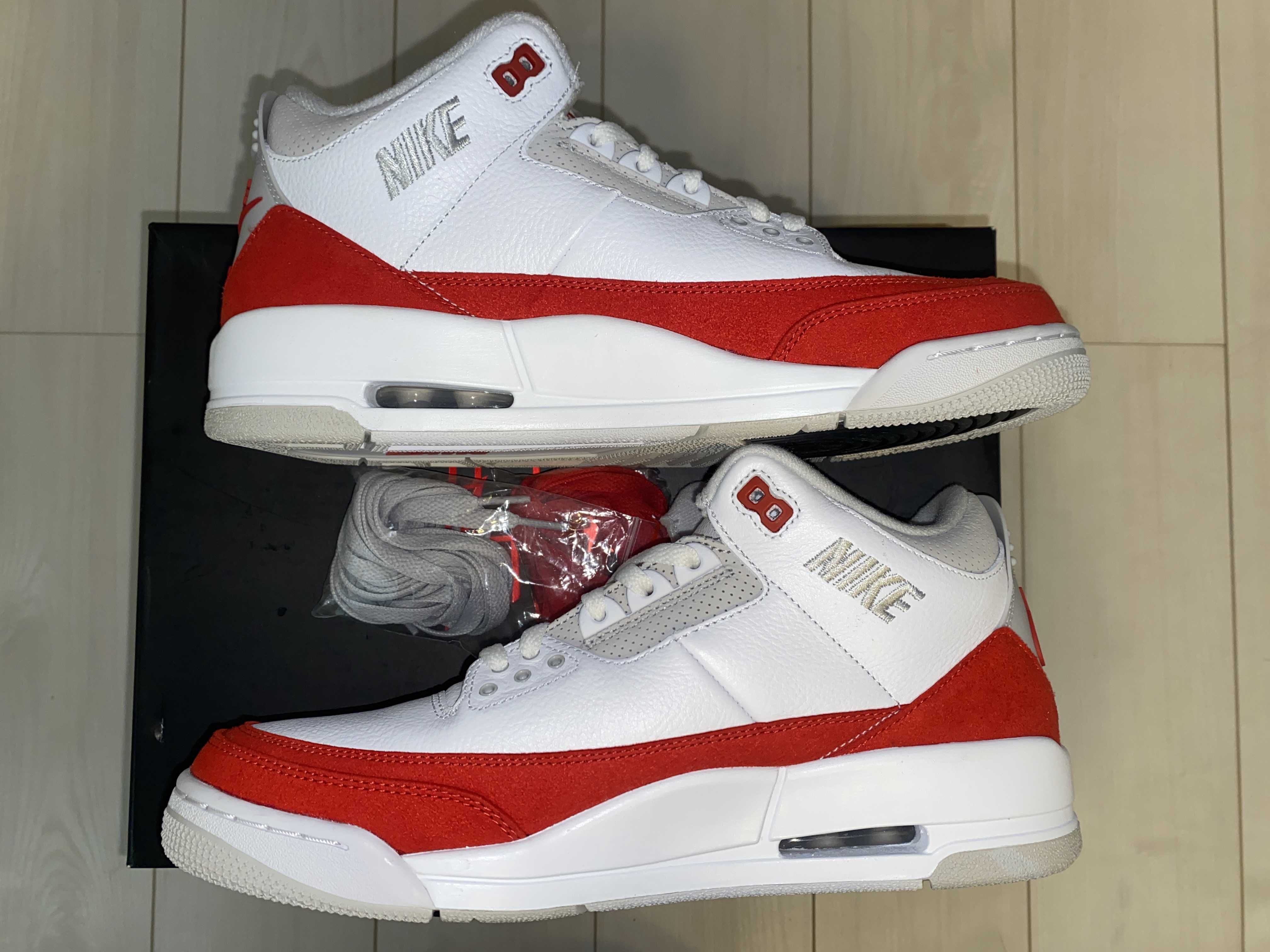 Nike Air Jordan 3 Retro "Tinker White/University Red"