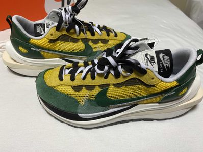 sacai × Nike Vapor Waffle "Tour Yellow/Stadium Green-Sail"