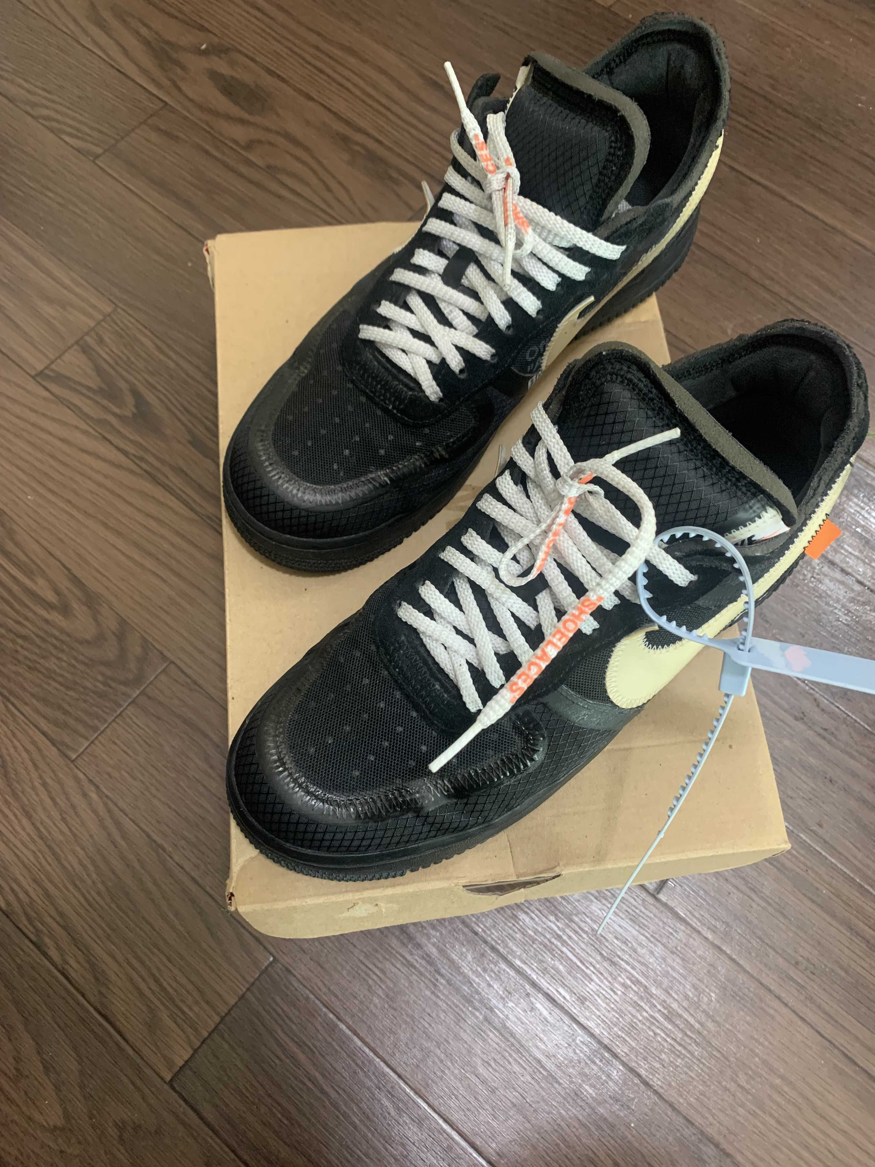 Off-White × Nike Air Force 1 Low "Black"