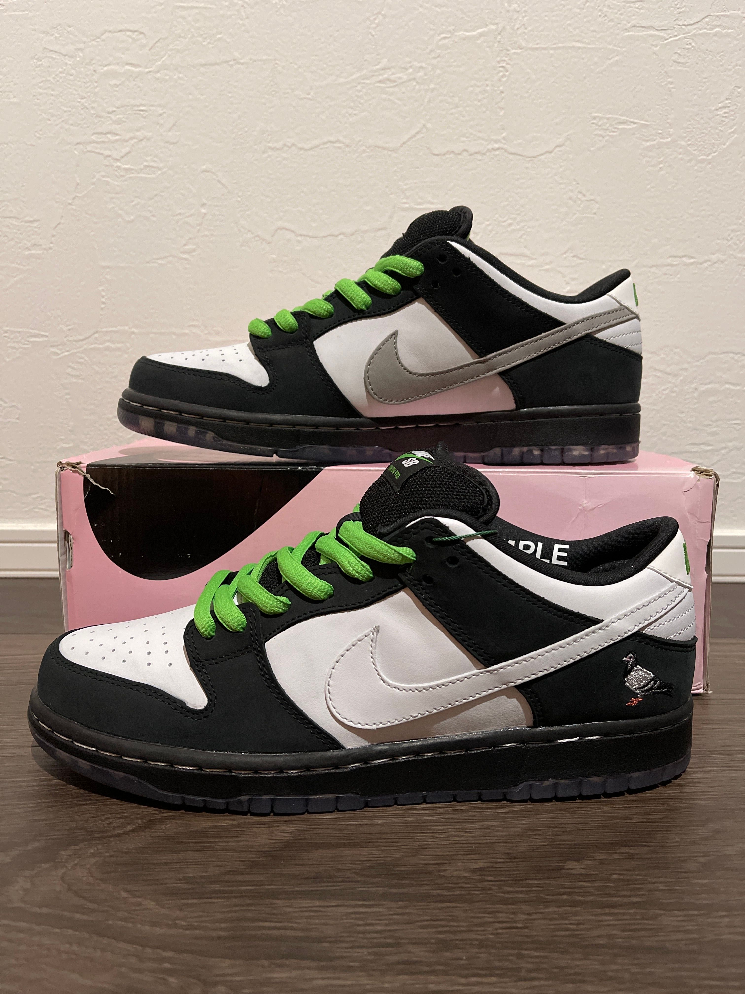 STAPLE × Nike SB Dunk Low "Pigeon Black/White"