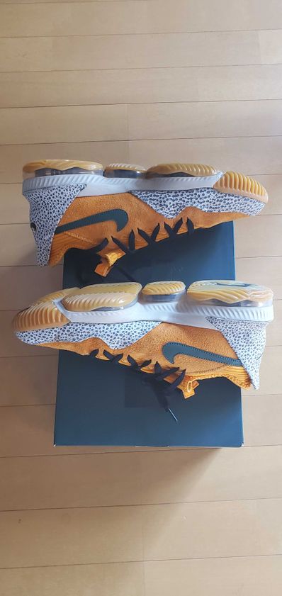 atmos × Nike LeBron 16 Low "Safari" (CD9471-800/CI3358-800)