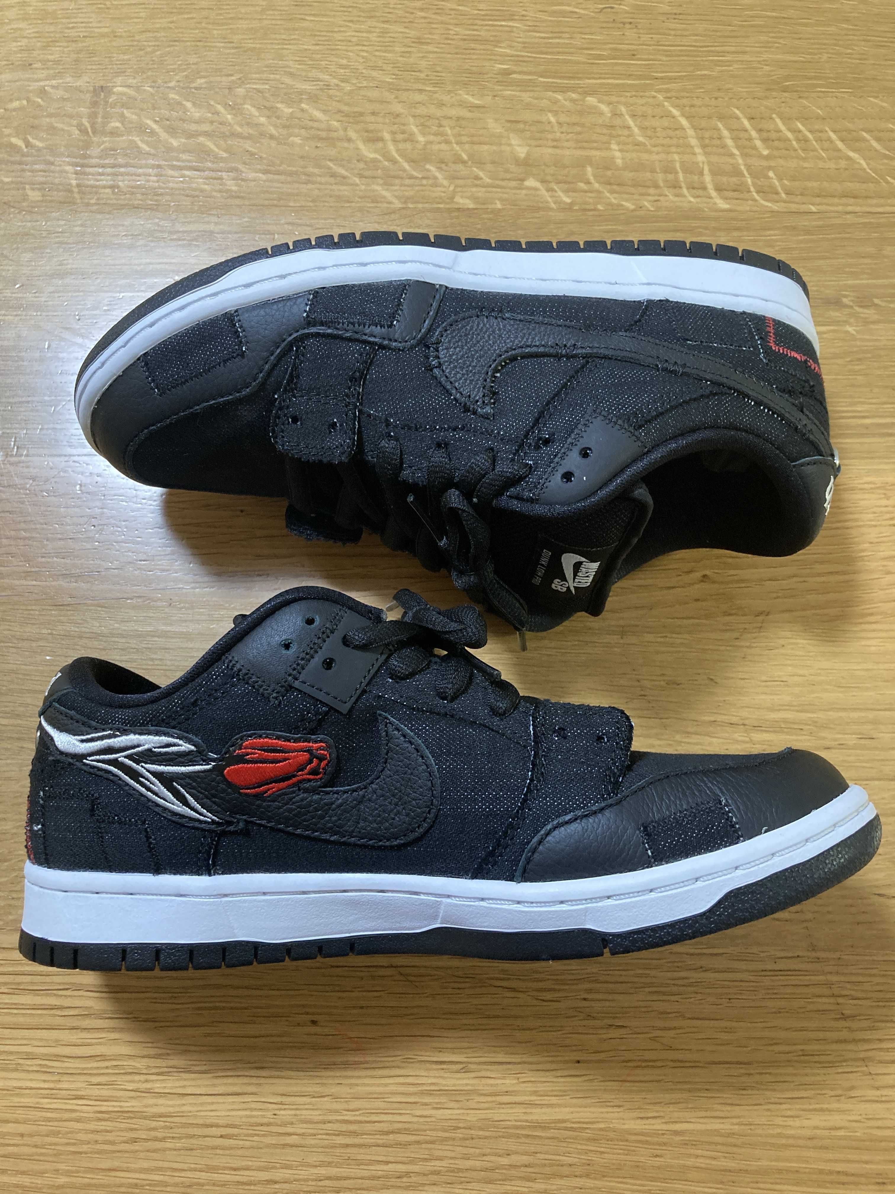 Wasted Youth × Nike SB Dunk Low "Black Denim" / VERDY