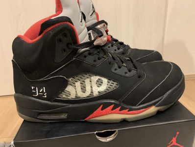 Supreme × Nike Air Jordan 5 Retro "Black"