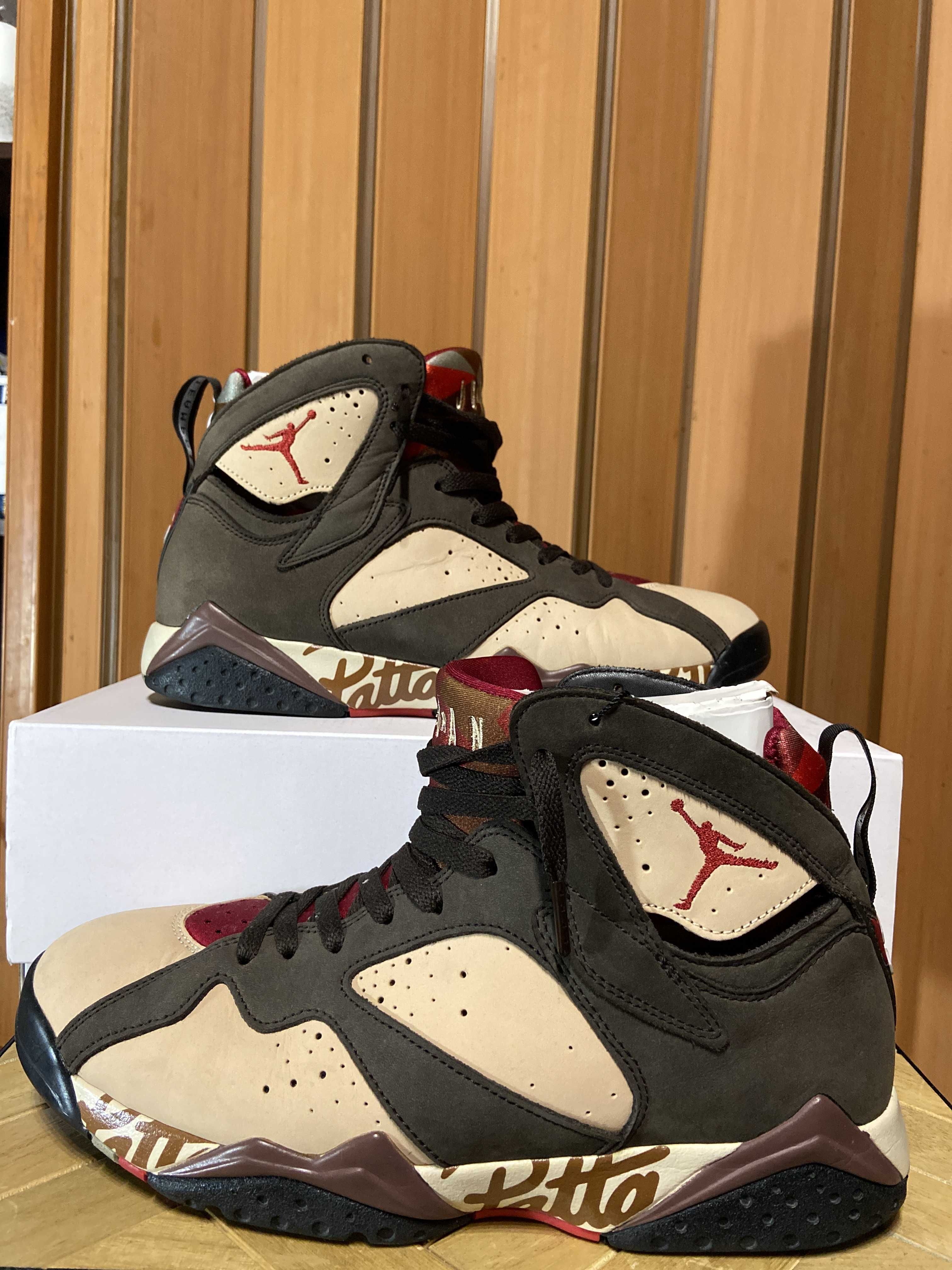 Patta × Nike Air Jordan 7 OG "Brown"