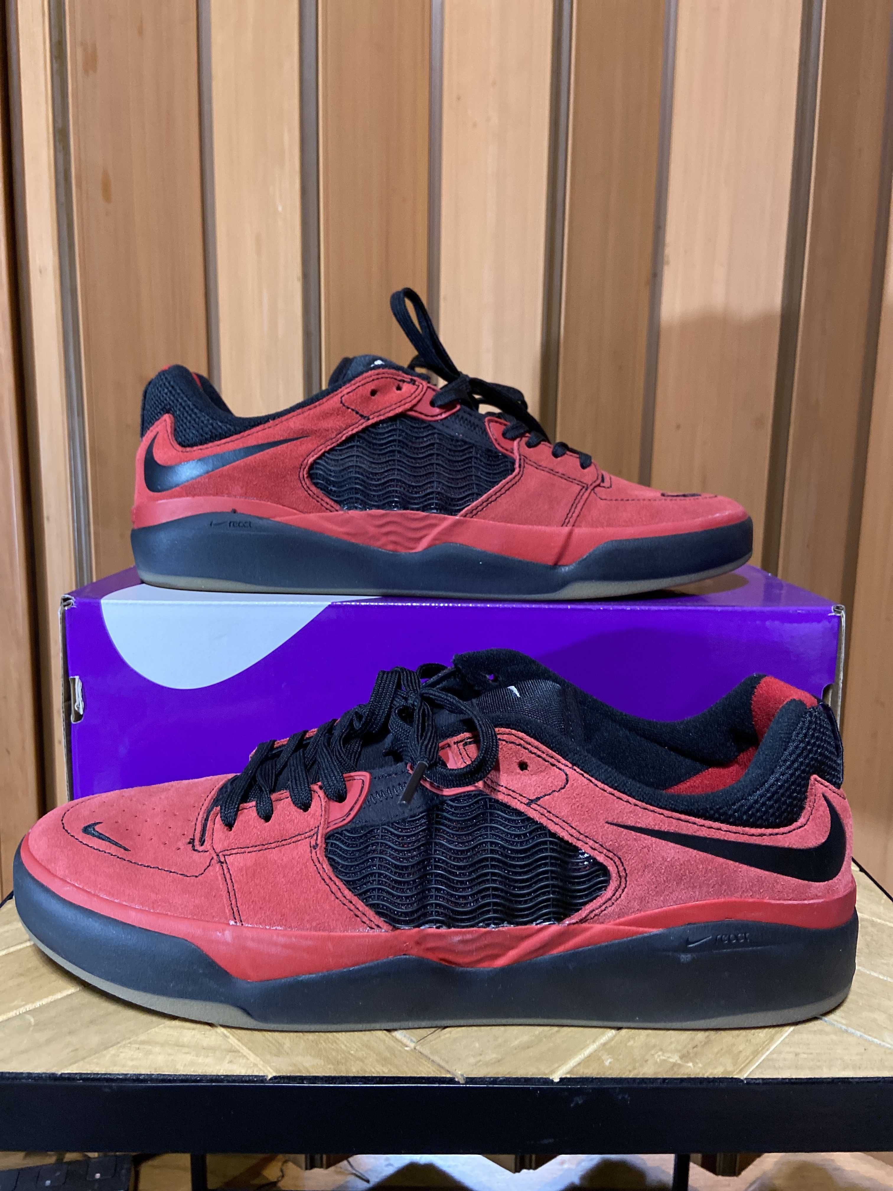 Ishod Wair × Nike SB "Varsity Red/Black-White"