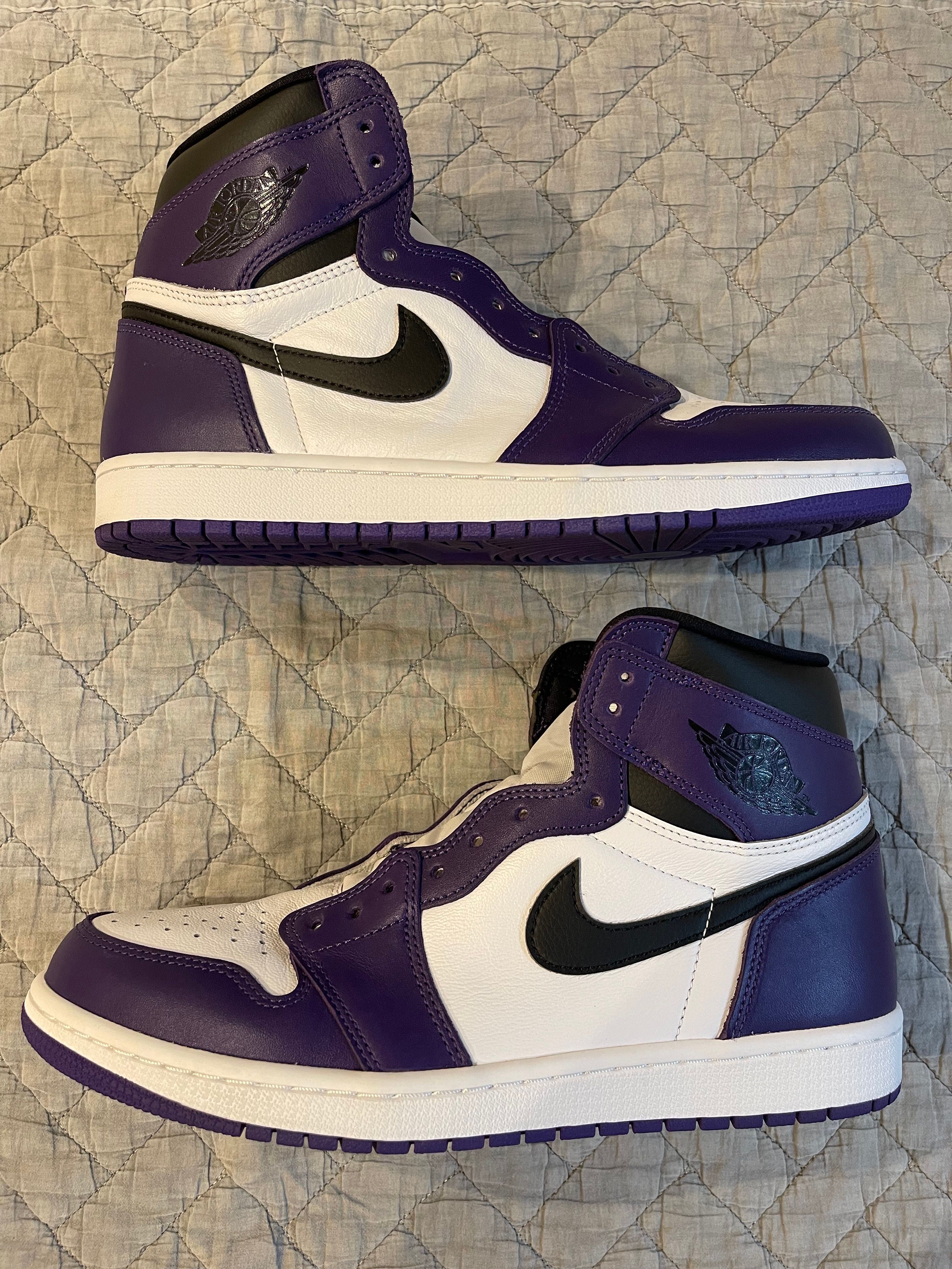 Nike Air Jordan 1 Retro High OG "Court Purple White/Black" (2020)