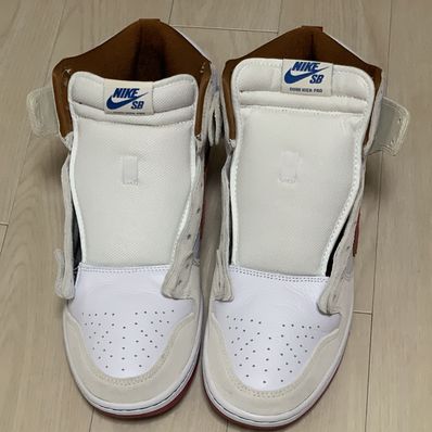 Nike Dunk High Pro "Sail/Team Crimson"