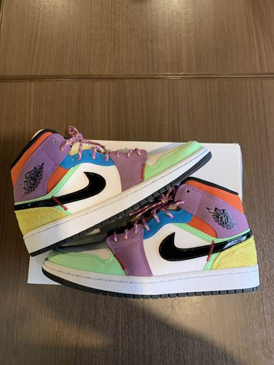 Nike Women's Air Jordan 1 Mid "Multi Color"