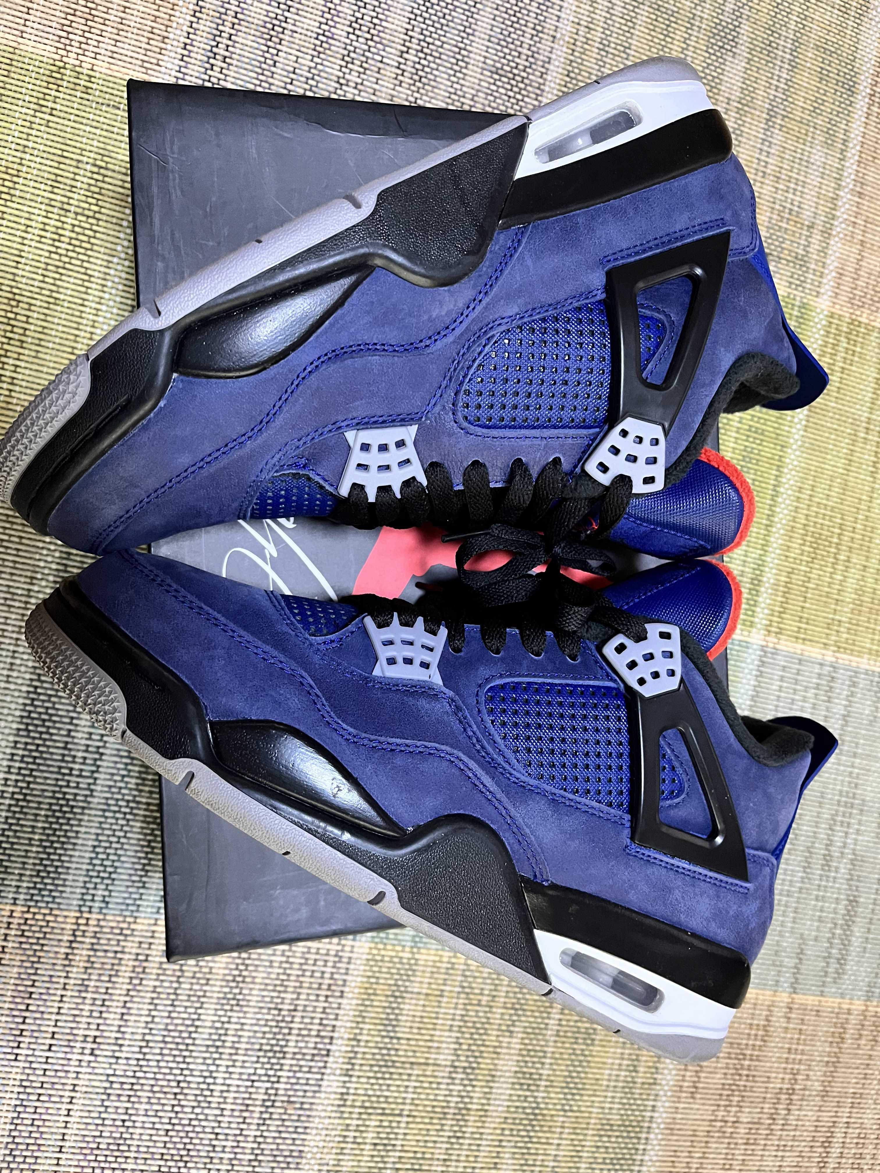 Nike Air Jordan 4 Retro WNTR "Loyal Blue/White/Black"