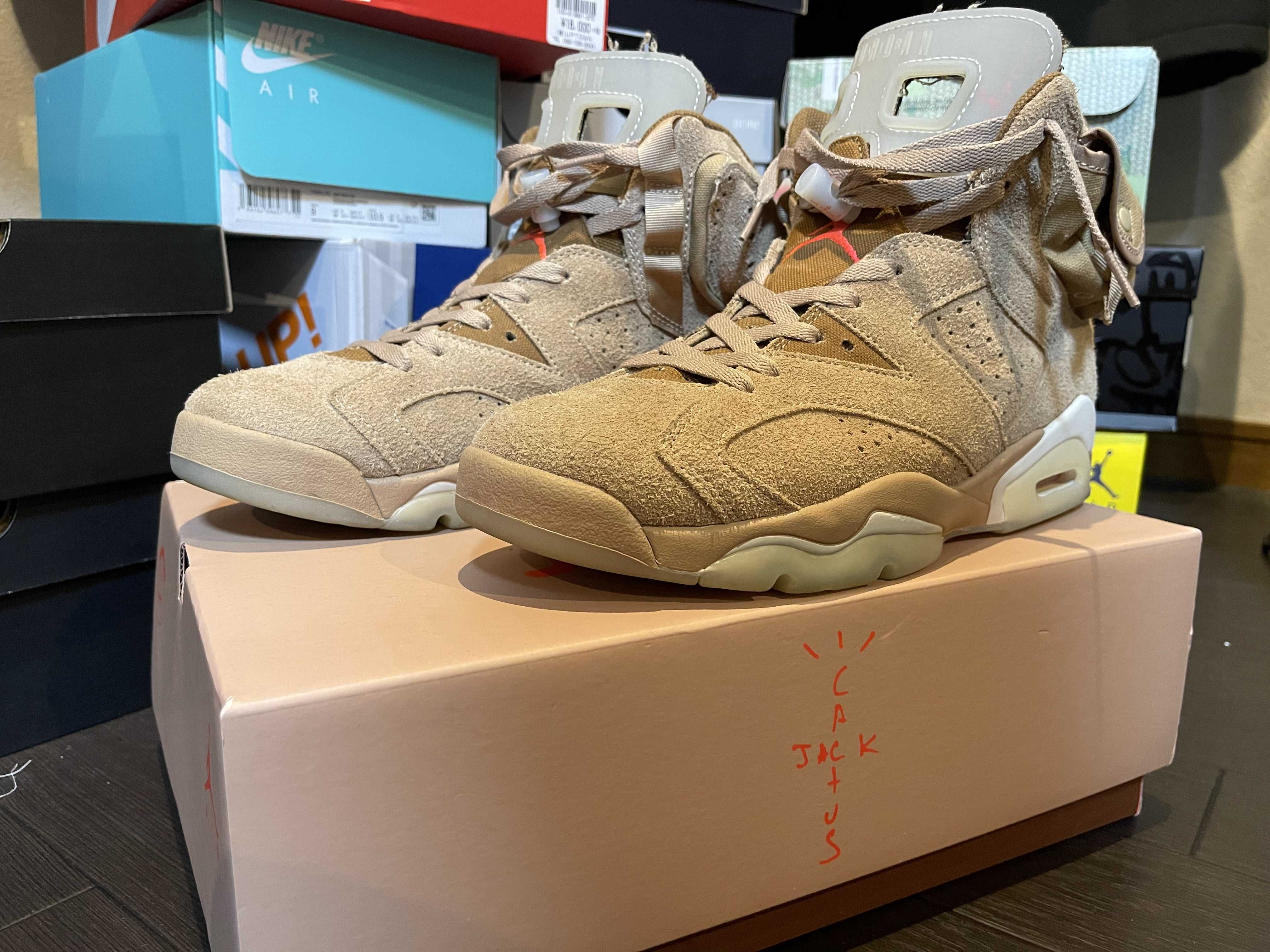 Travis Scott × Nike Air Jordan 6 "British Khaki"