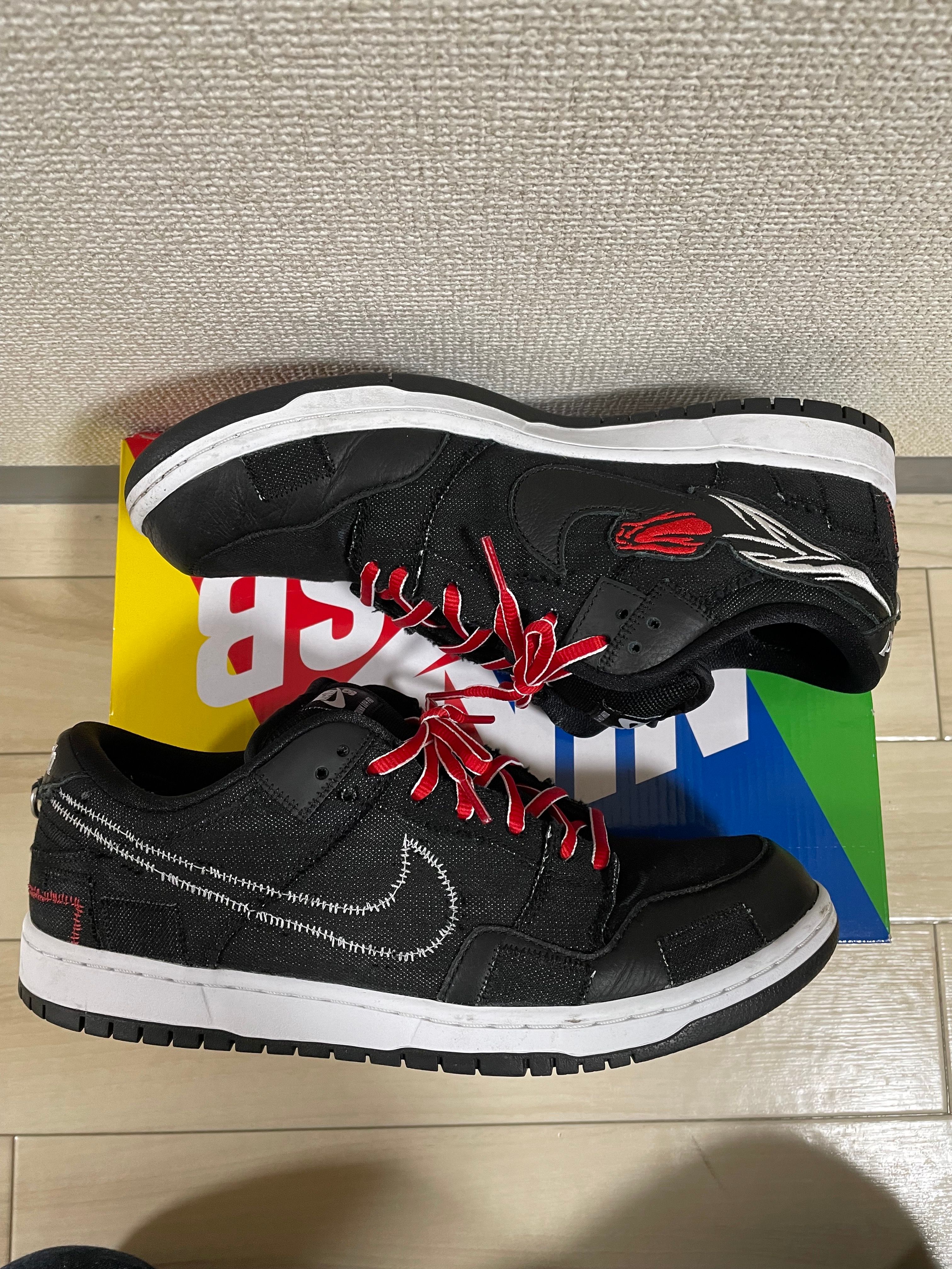 Wasted Youth × Nike SB Dunk Low "Black Denim" / VERDY