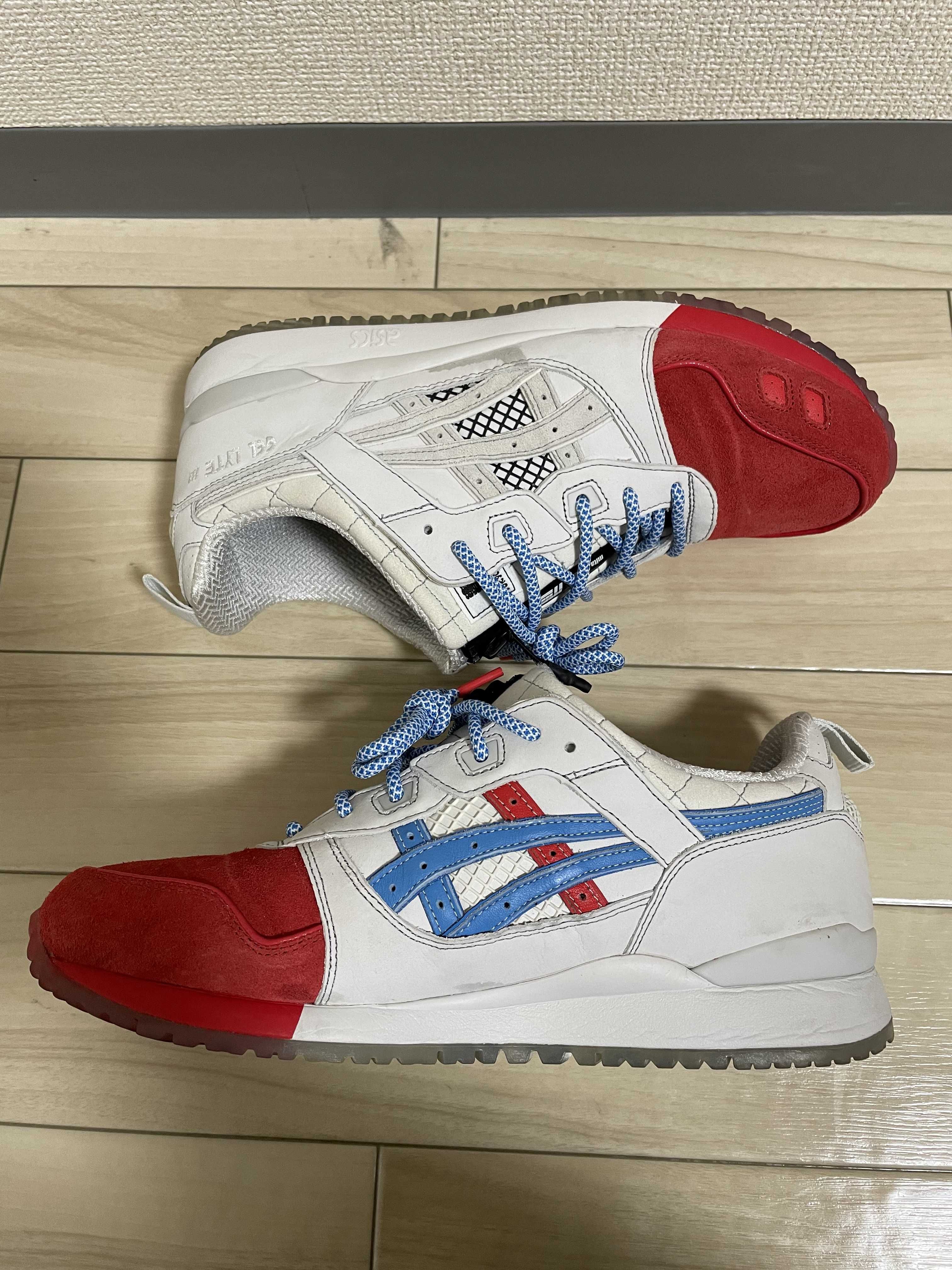 mita sneakers × Asics Gel-Lyte III 30th Anniversary "White/Red-Blue"