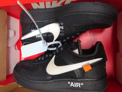 Off-White × Nike Air Force 1 Low "Black"