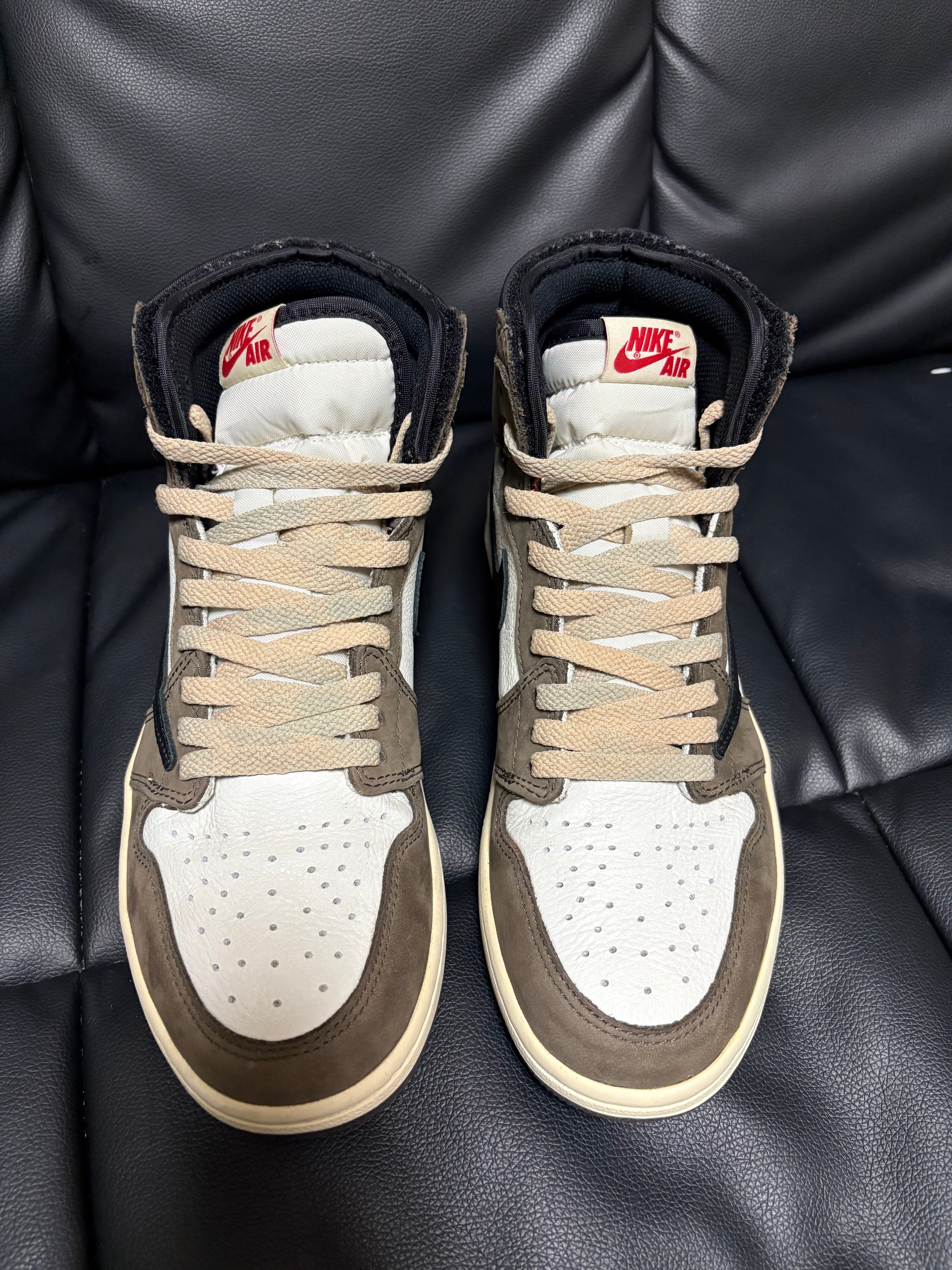 Travis Scott × Nike Air Jordan 1 Retro High OG TS SP "Sail/Dark Mocha"