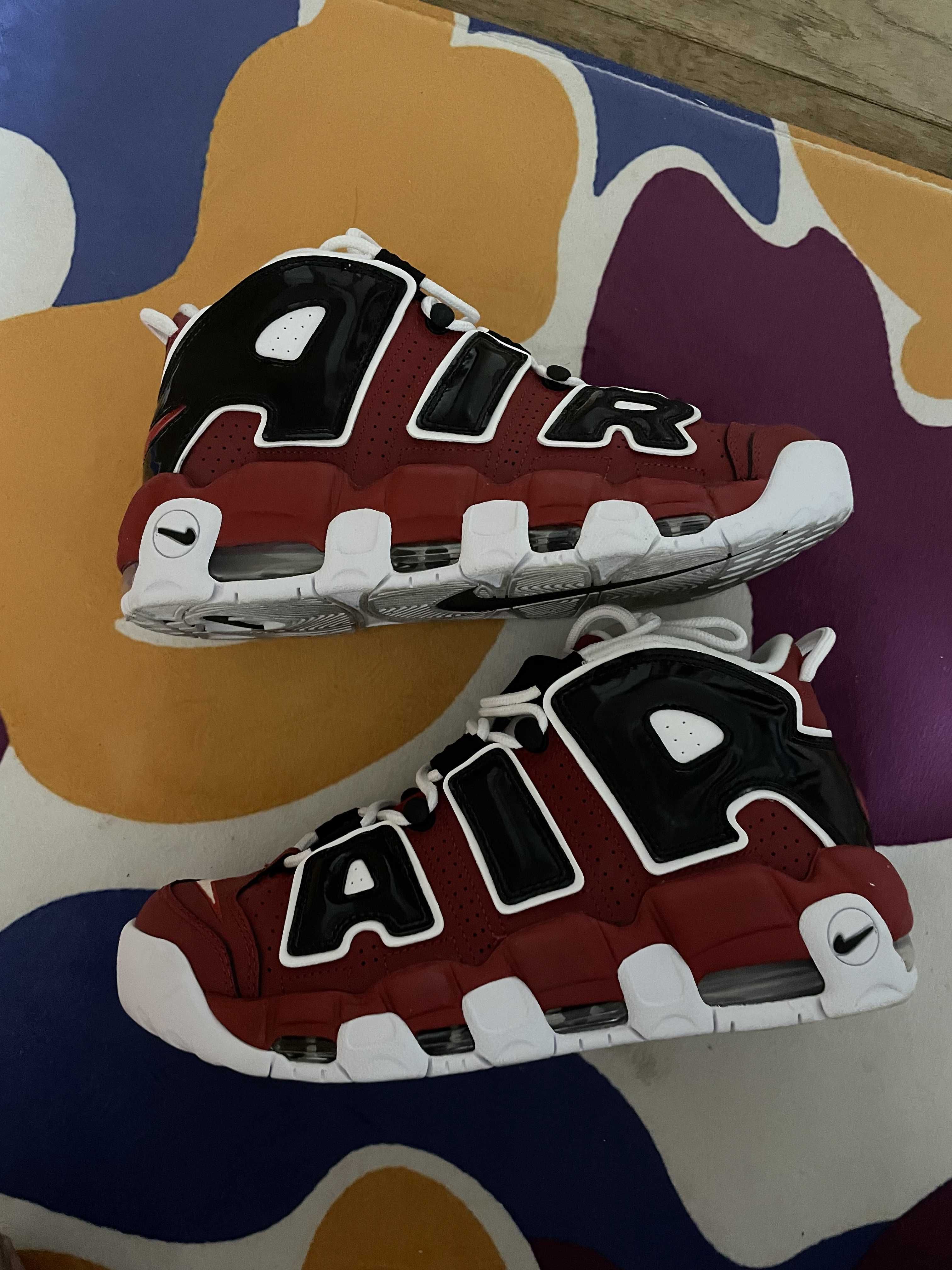 Nike Air More Uptempo ’96 "Black and Varsity Red" (2021) 