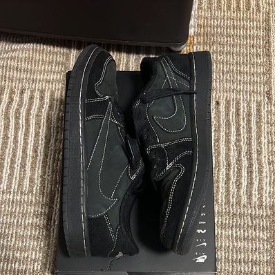 Travis Scott × Nike Air Jordan 1 Low OG SP "Black Phantom"