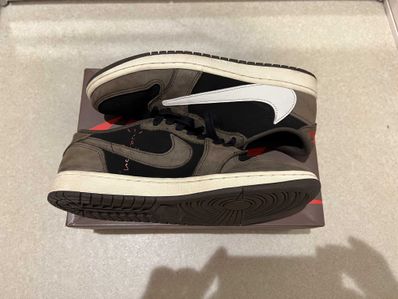 Travis Scott × Nike Air Jordan 1 Low OG SP-T "Black/Dark Mocha"