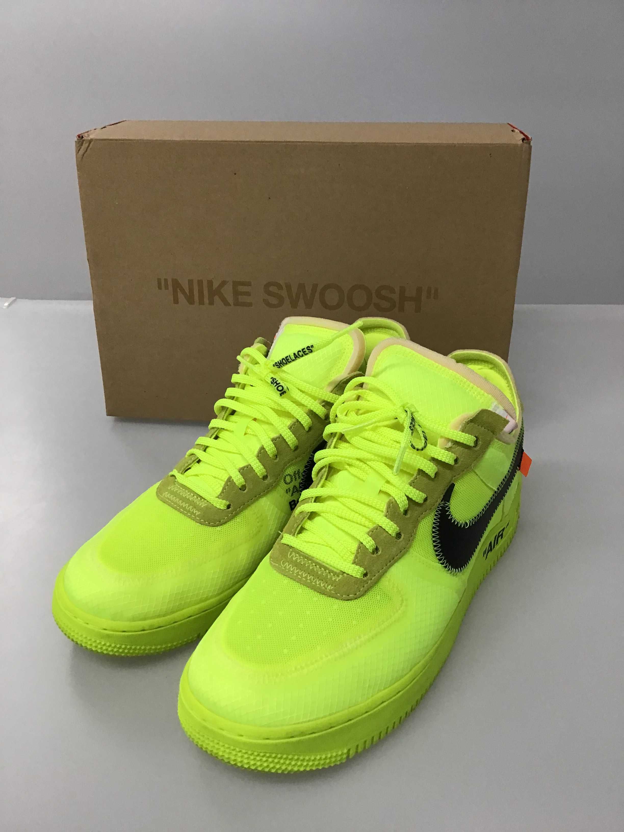 Off-White × Nike Air Force 1 Low "Volt"