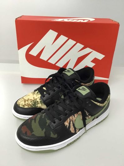 NIKE DUNK LOW SE "BLACK MULTI CAMO"