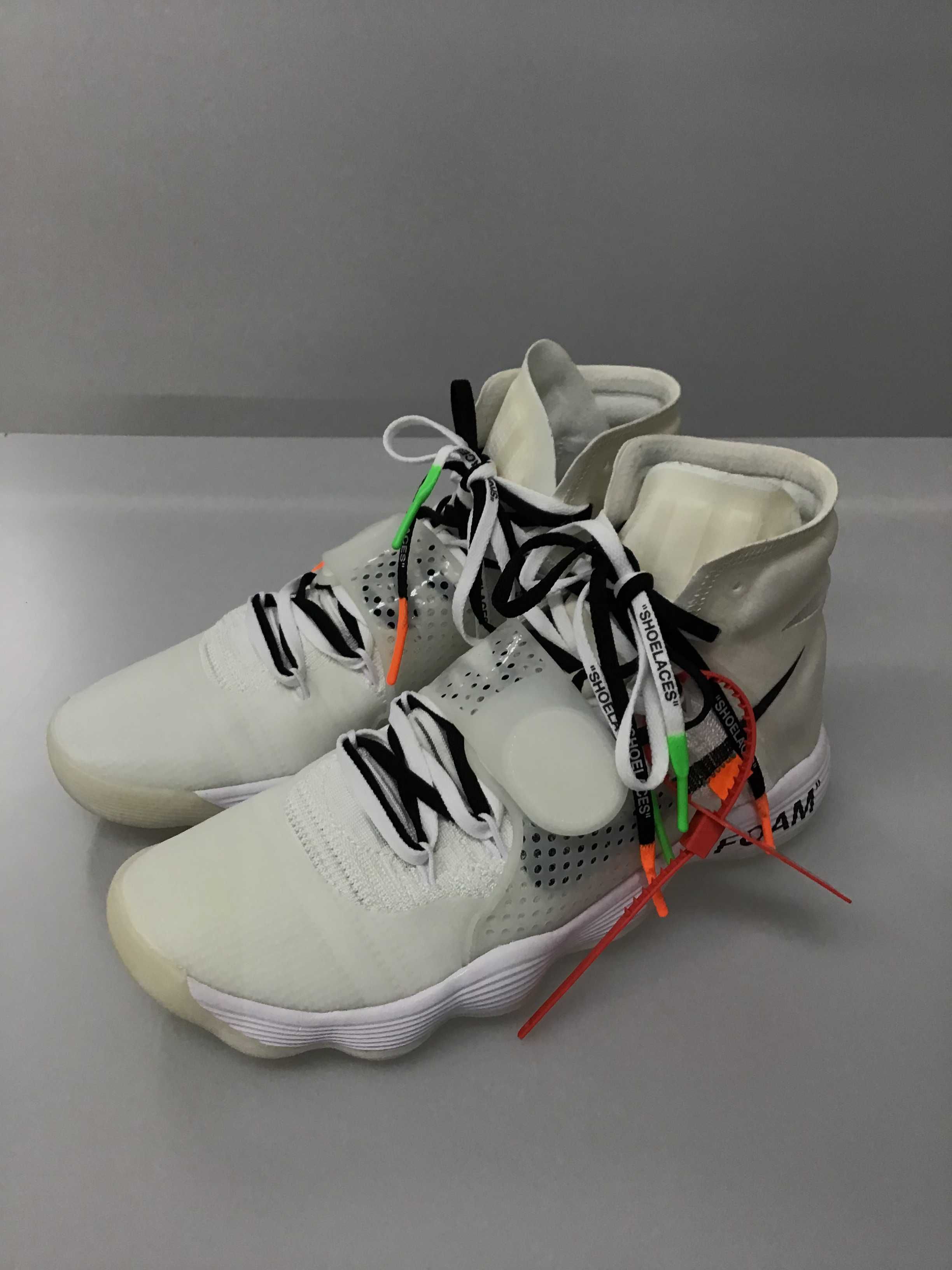 Off-White × Nike React Hyperdunk 2017 Flyknit "The 10/White"