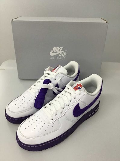 Nike Air Force 1 Low '07 EMB "White and Court Purple"