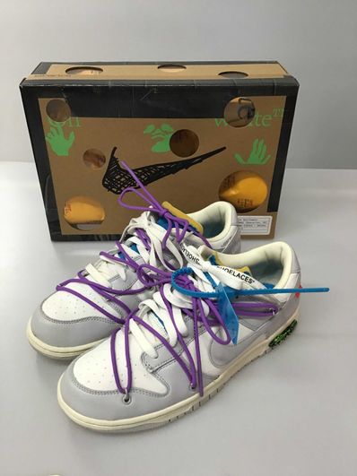 Off-White × Nike Dunk Low "Sail/Neutral Gray"