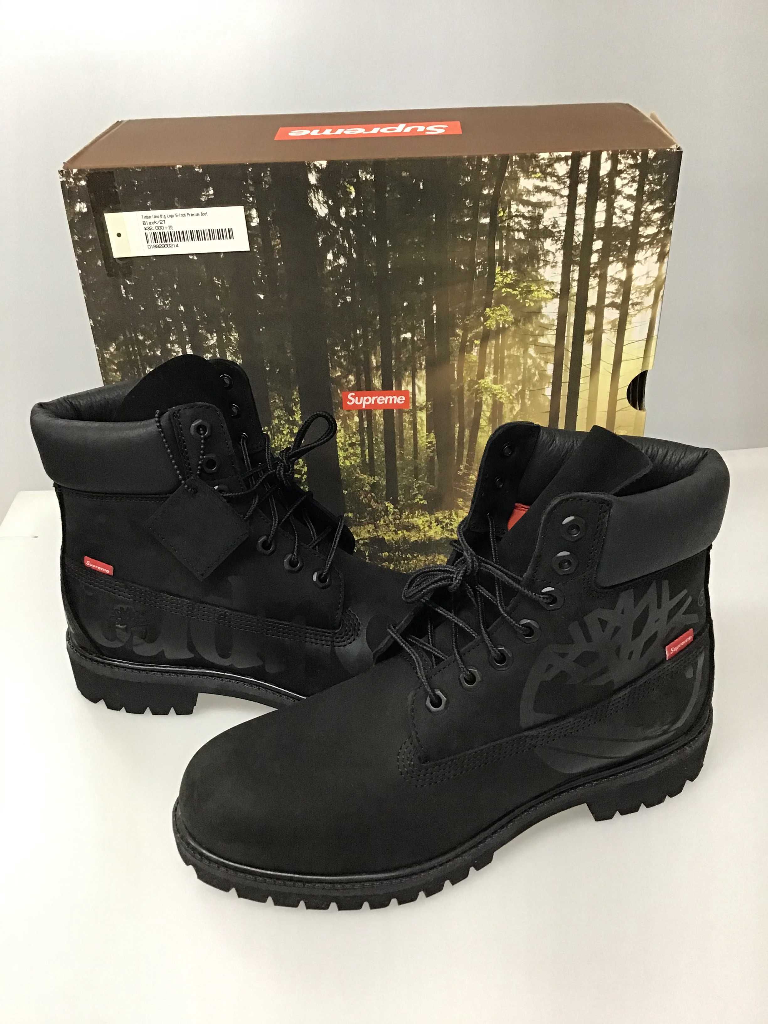 Timberland × Supreme 6 Boot "Black"