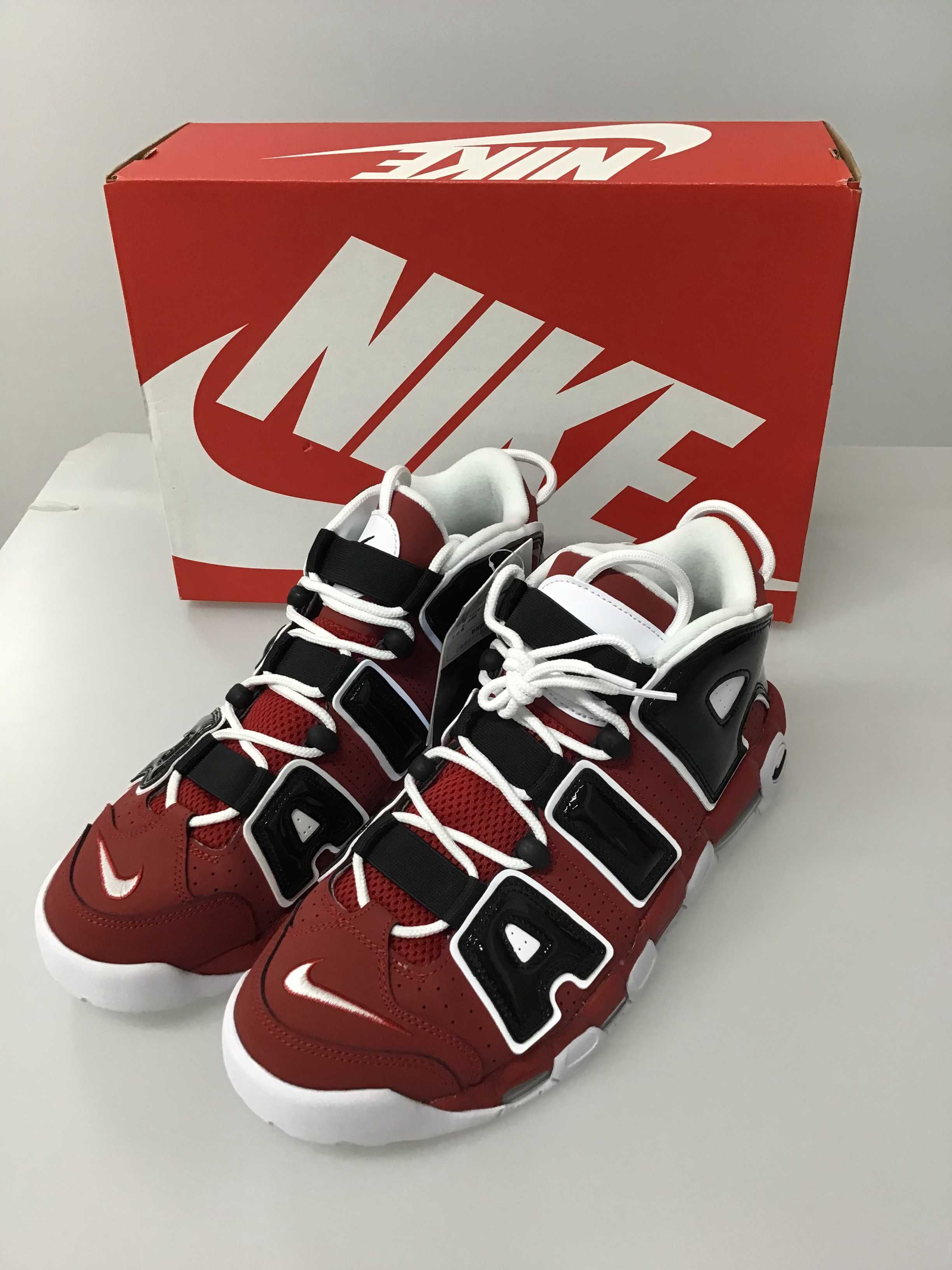 Nike Air More Uptempo ’96 "Black and Varsity Red" (2021) 