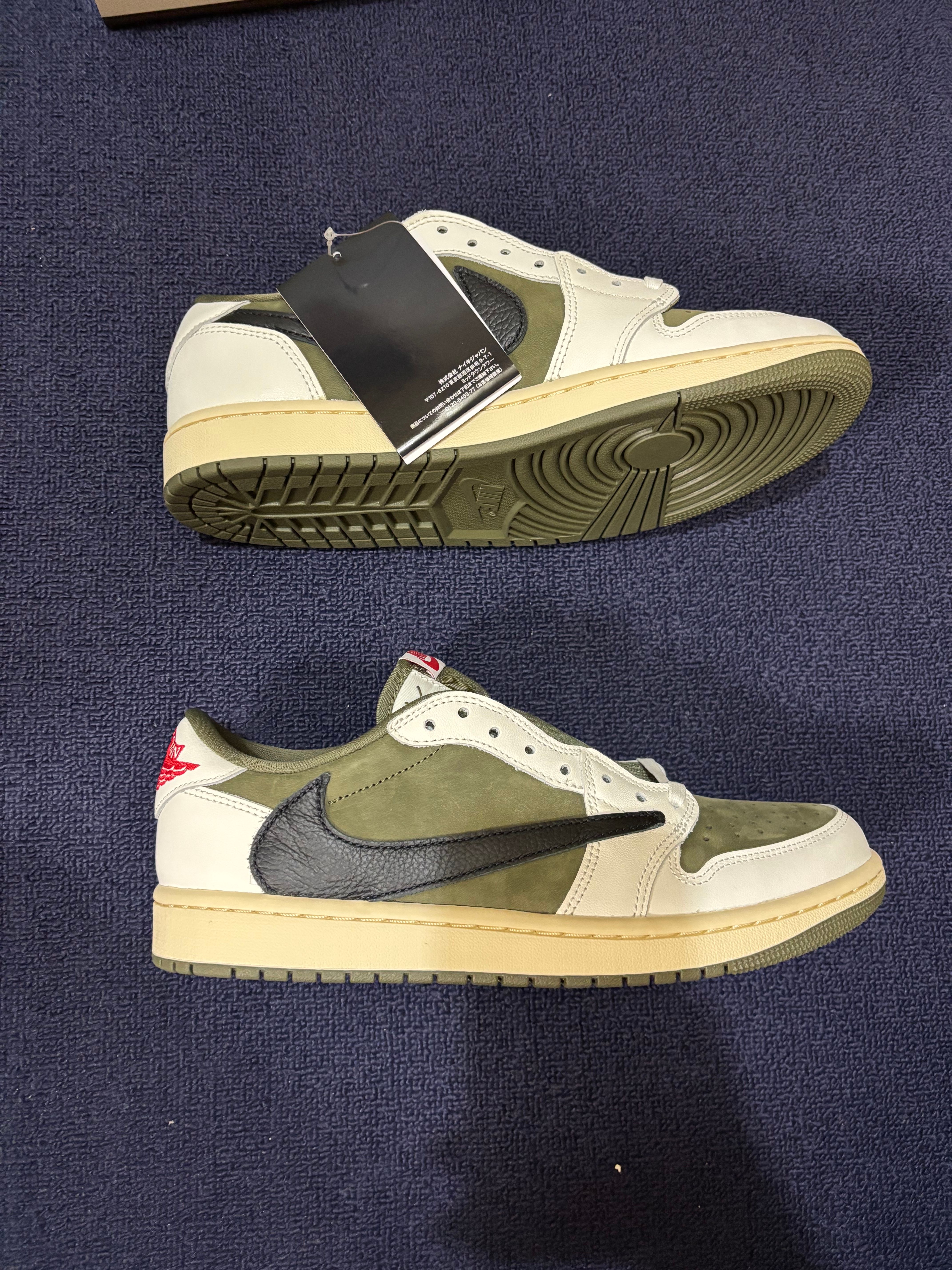 Travis Scott × Nike Air Jordan 1 Low OG SP "Reverse Olive"