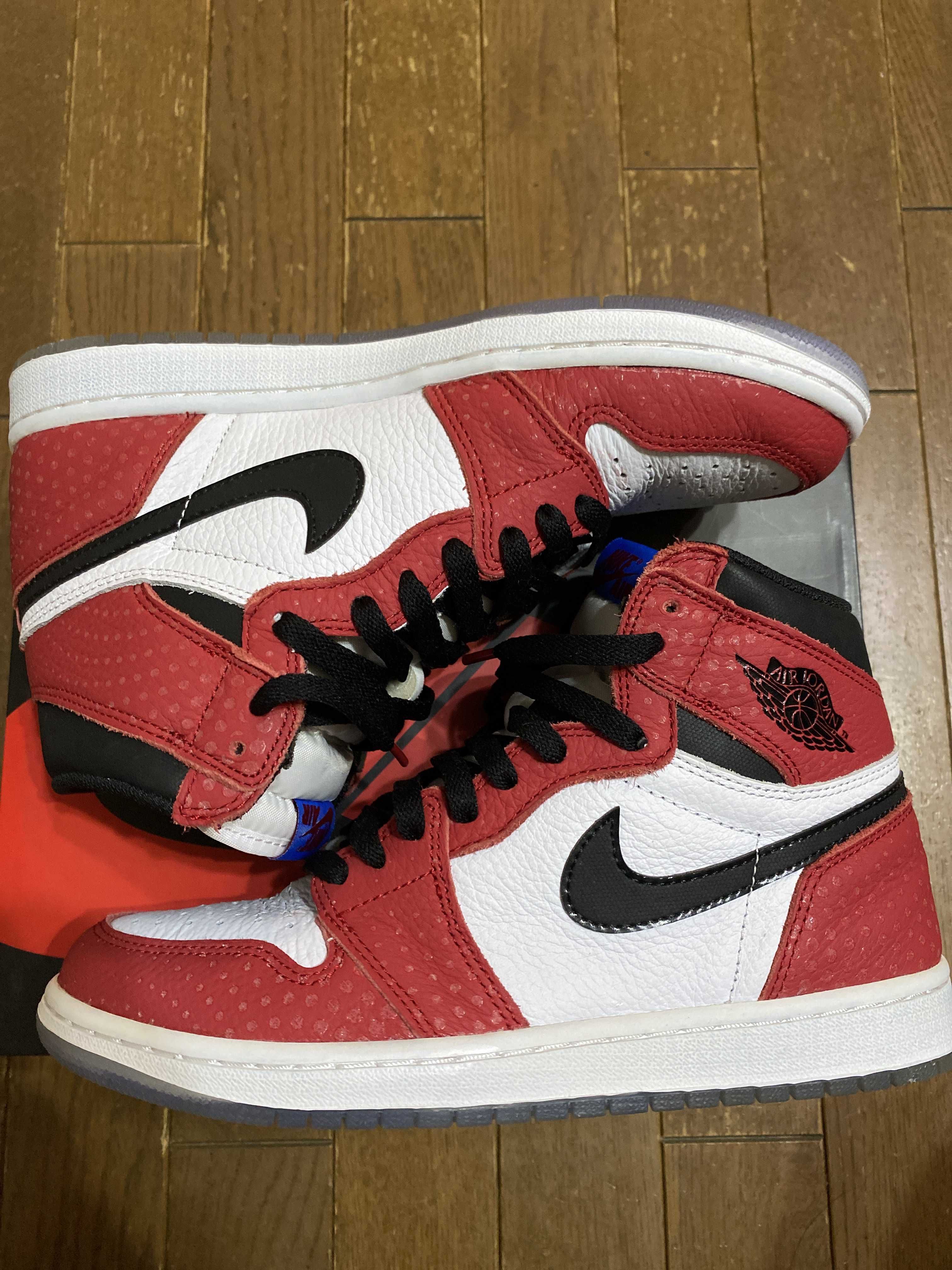 Spiderman × Nike Air Jordan 1 Origin Story "Gym Red/White/Photo Blue/Black"