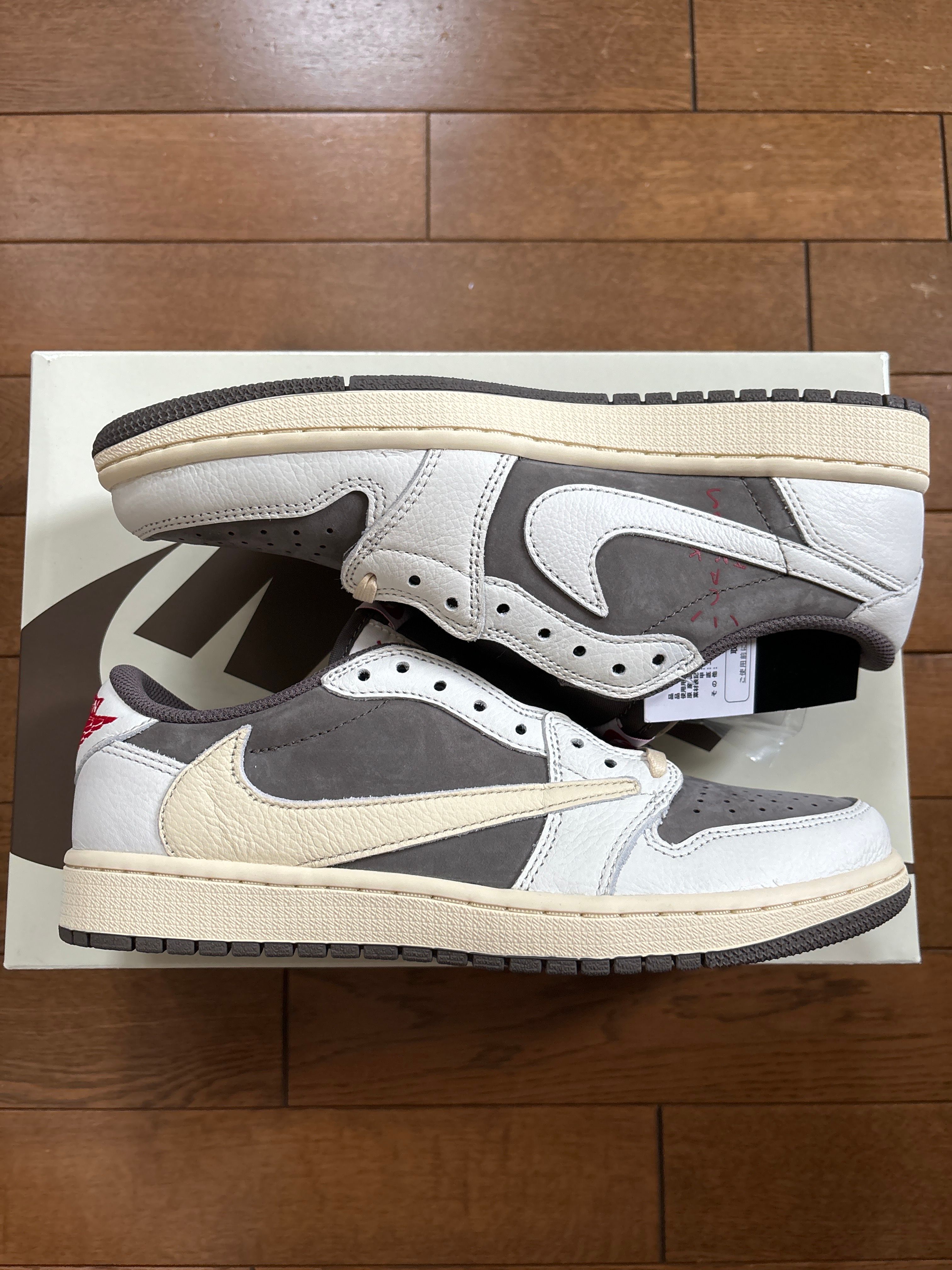 Travis Scott × Nike Air Jordan 1 Low OG SP "Reverse Mocha/Sail and Ridgerock"