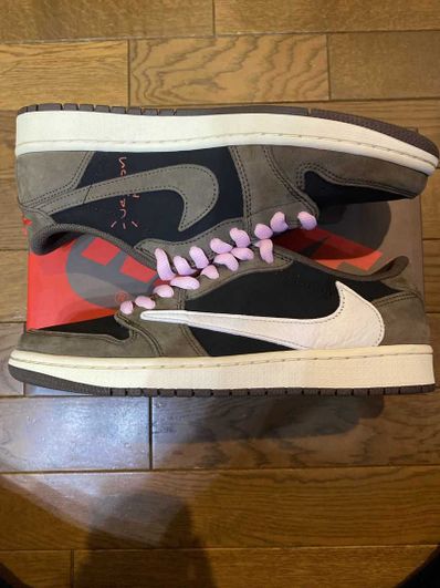 Travis Scott × Nike Air Jordan 1 Low OG SP-T "Black/Dark Mocha"