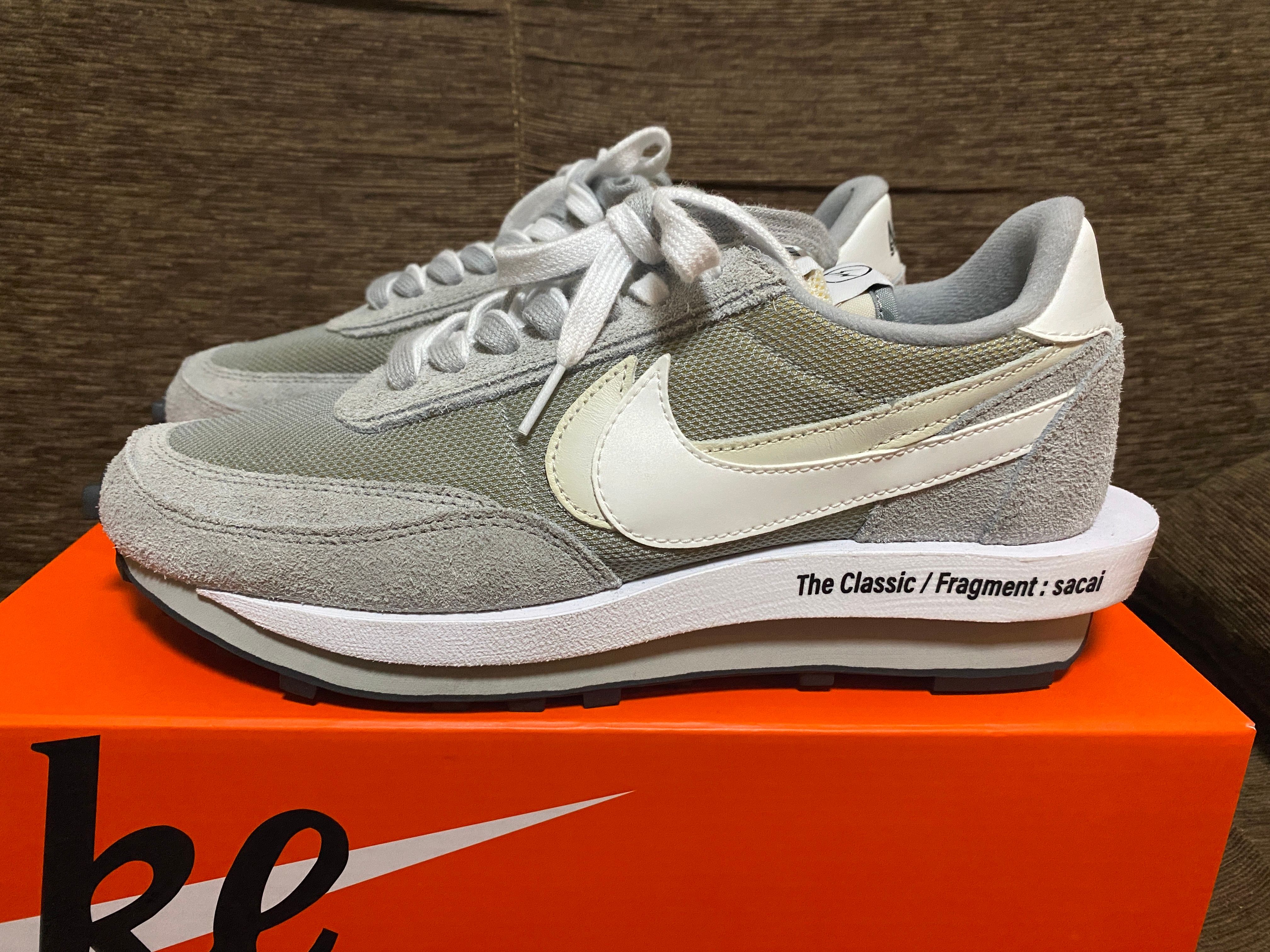 Fragment × sacai × Nike LD Waffle "Light Smoke Grey"