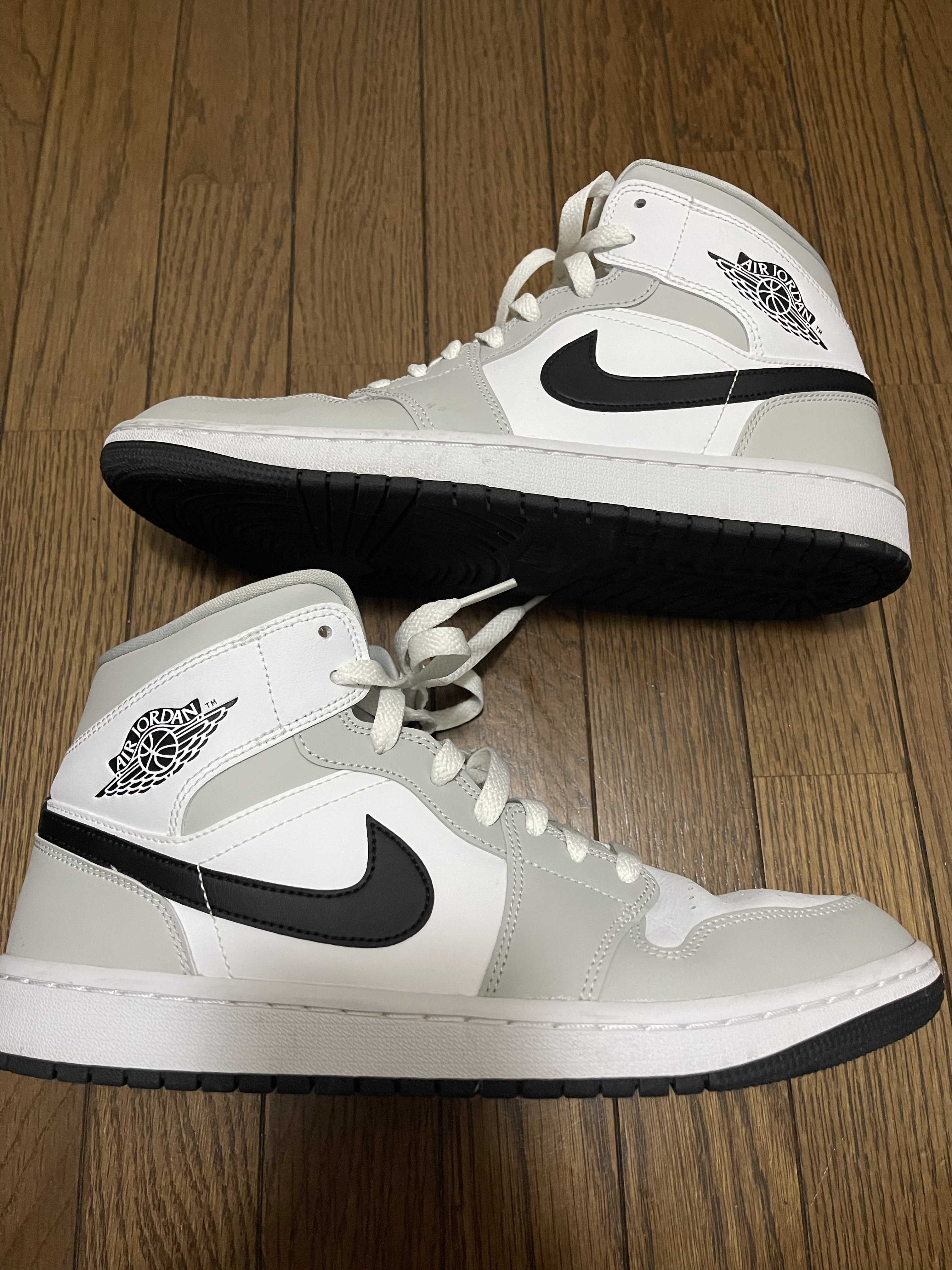 Nike Women's Air Jordan 1 Mid "Grey Fog/White/Black"