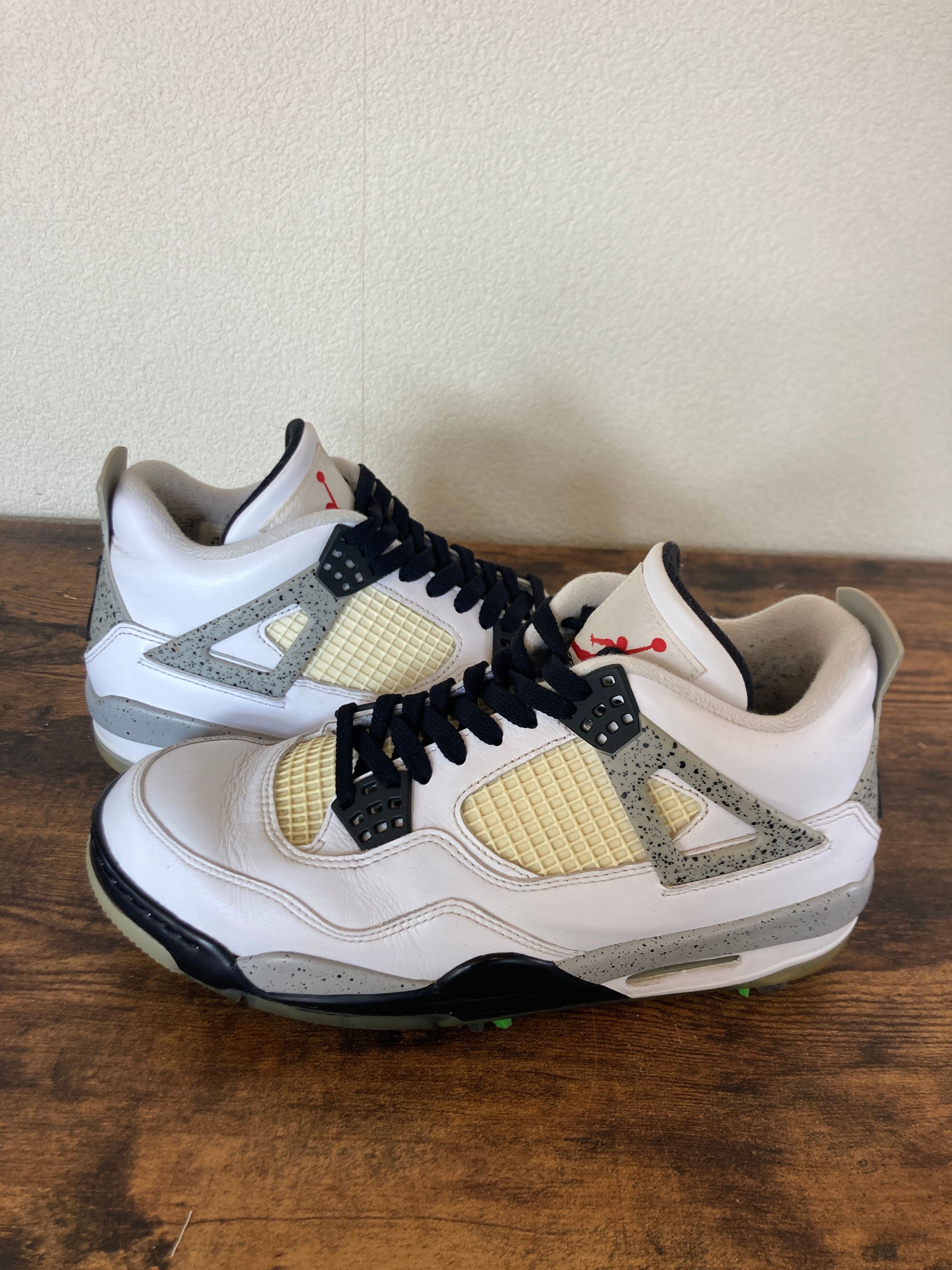 NIKE GOLF AIR JORDAN 4 "WHITE CEMENT"