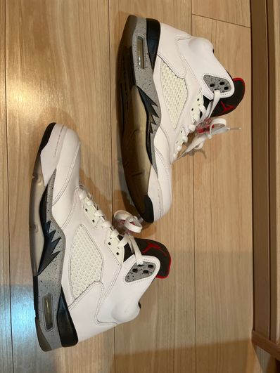 Air jordan top 5 white cement